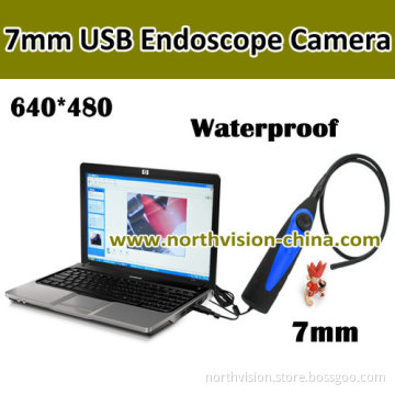 2m Handheld Waterproof 7mm Camera Head USB Snake Camera